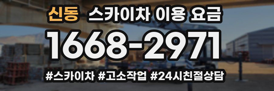 신동 스카이차 이용 요금
