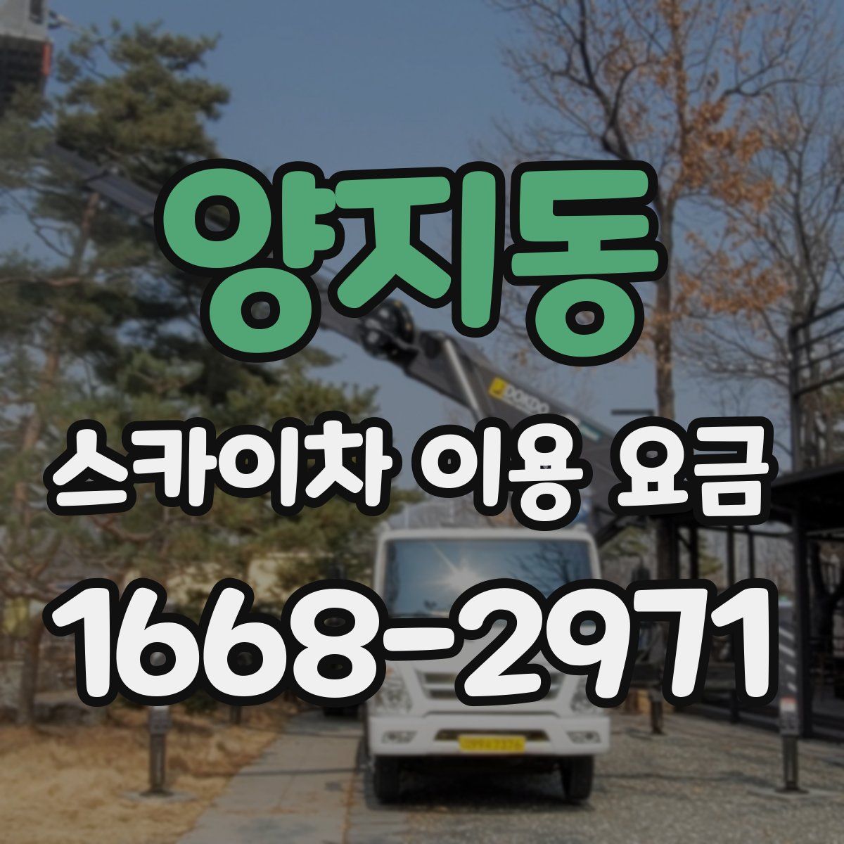 양지동 스카이차 이용 요금