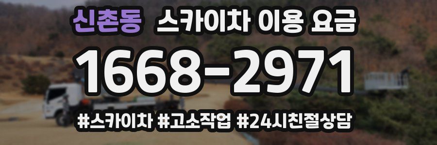 신촌동 스카이차 이용 요금