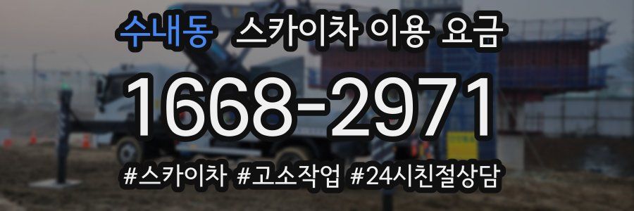 수내동 스카이차 이용 요금