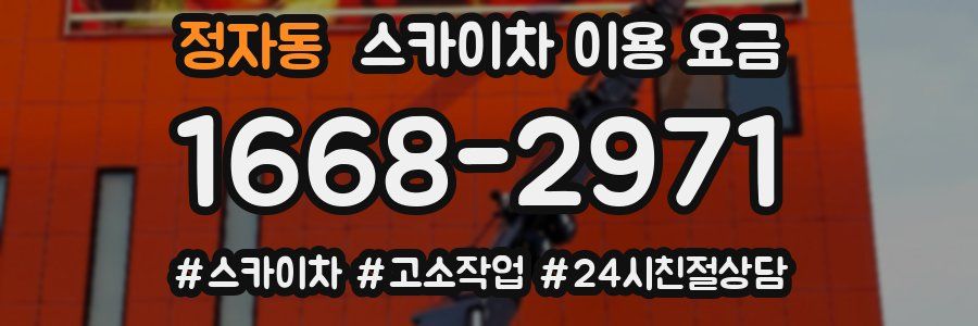 정자동 스카이차 이용 요금