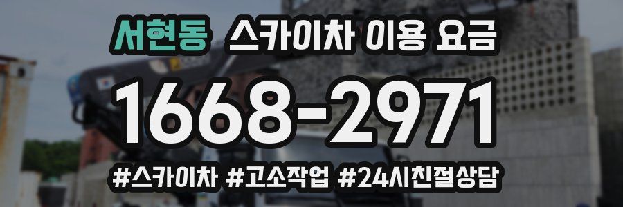 서현동 스카이차 이용 요금