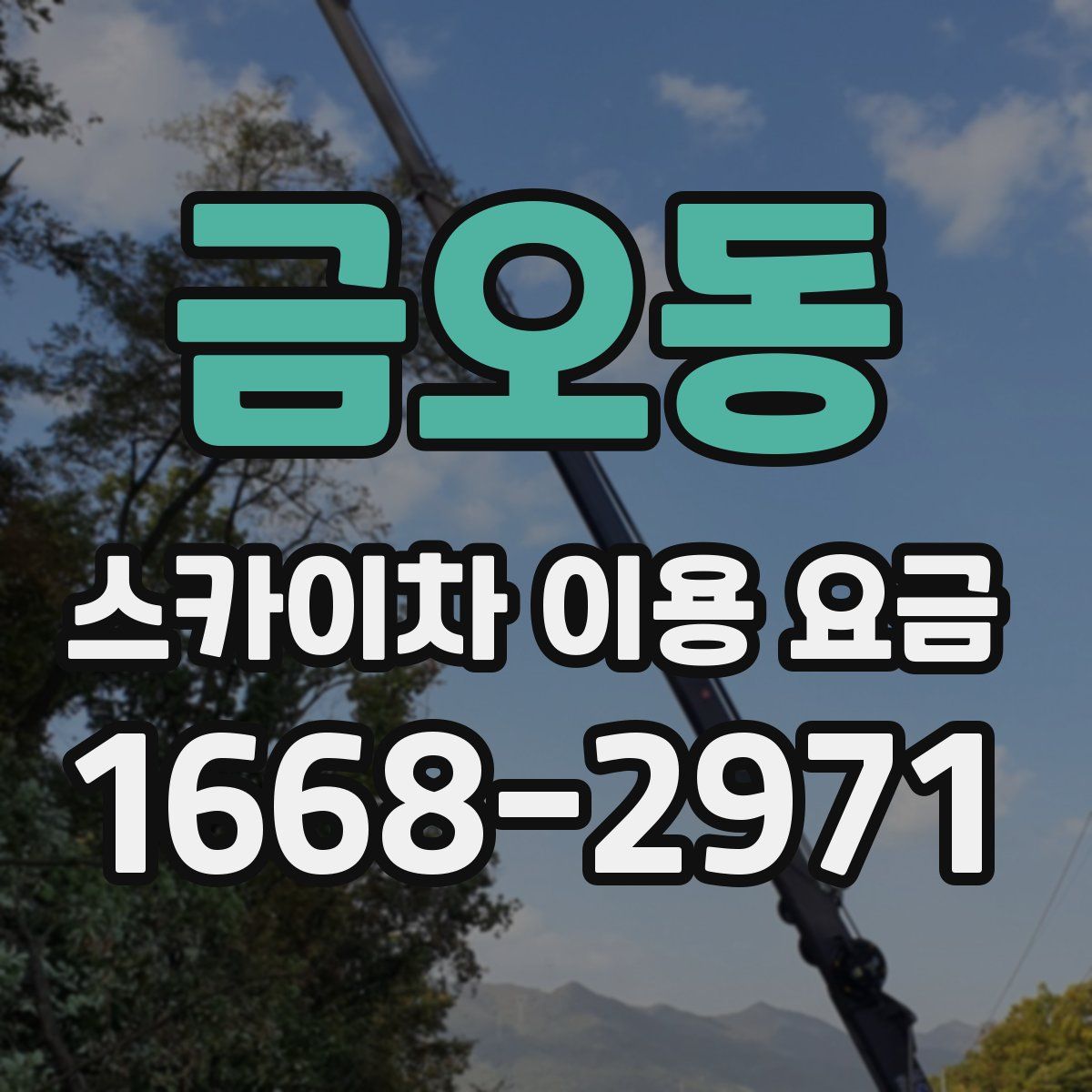 금오동 스카이차 이용 요금