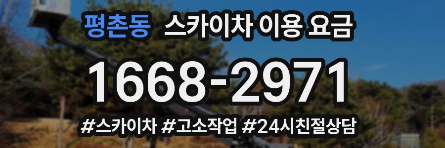 평촌동 스카이차 이용 요금