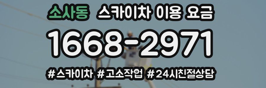 소사동 스카이차 이용 요금