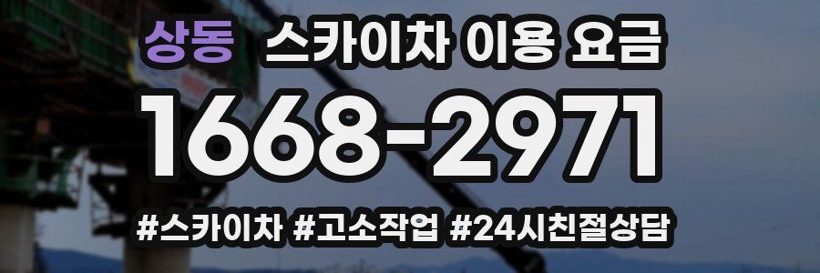 상동 스카이차 이용 요금