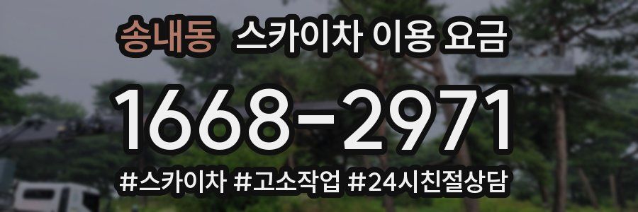 송내동 스카이차 이용 요금