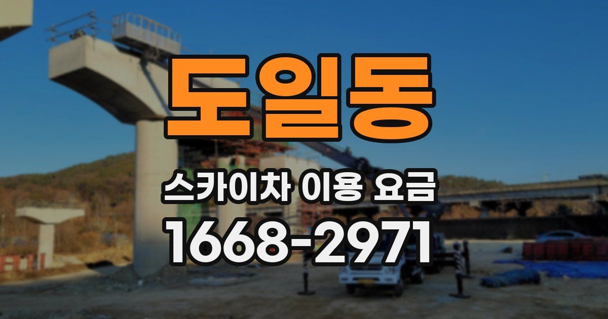 도일동 스카이차 이용 요금