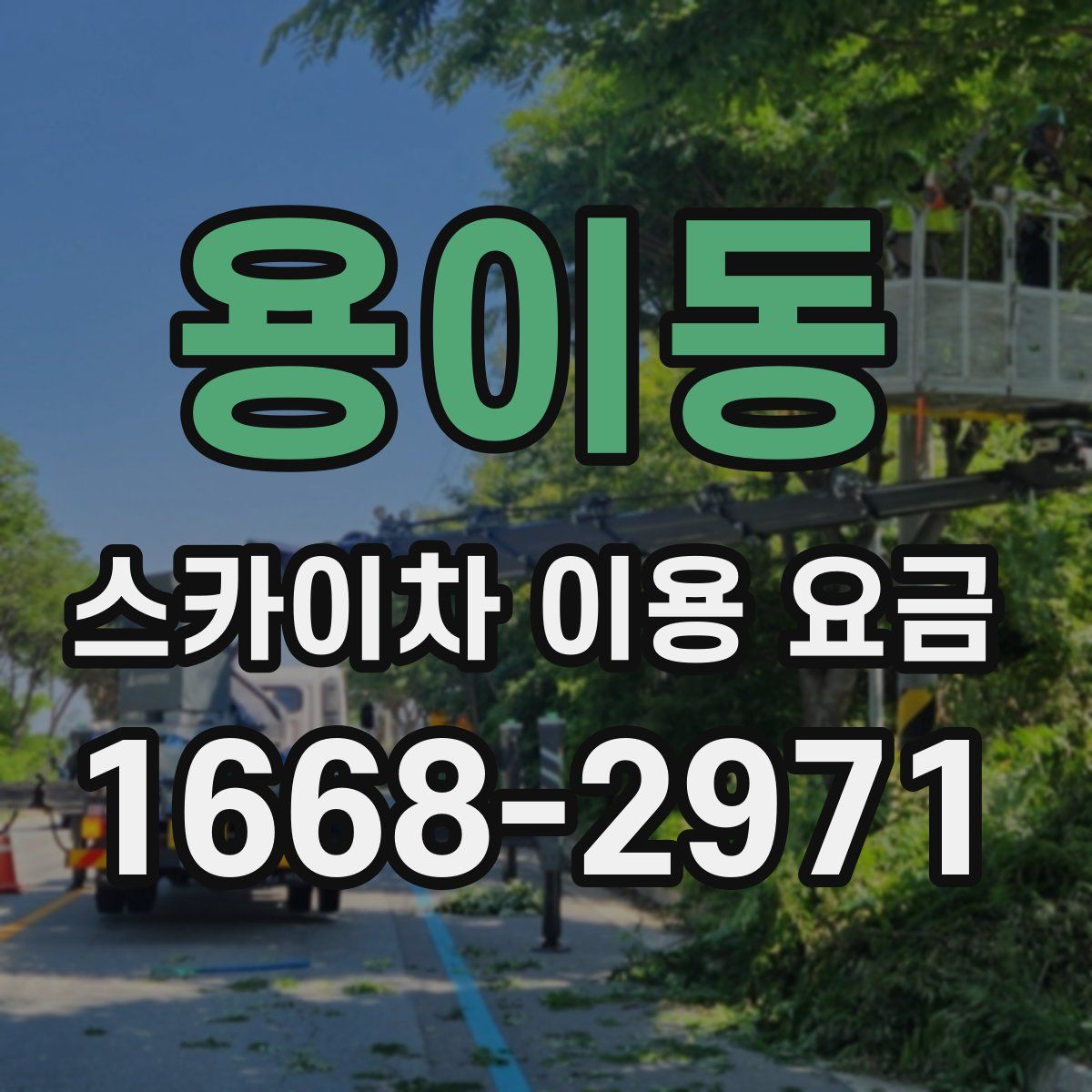 용이동 스카이차 이용 요금