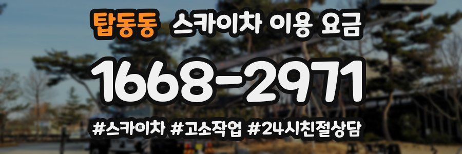 탑동동 스카이차 이용 요금