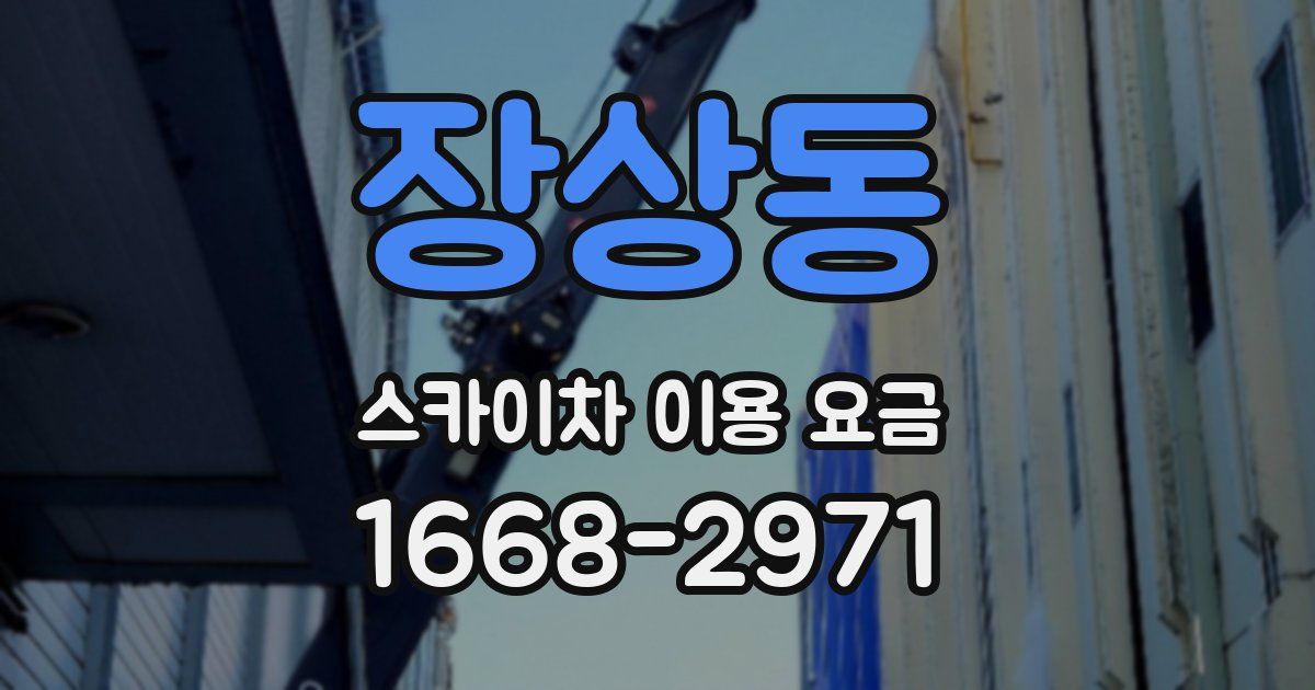 장상동 스카이차 이용 요금