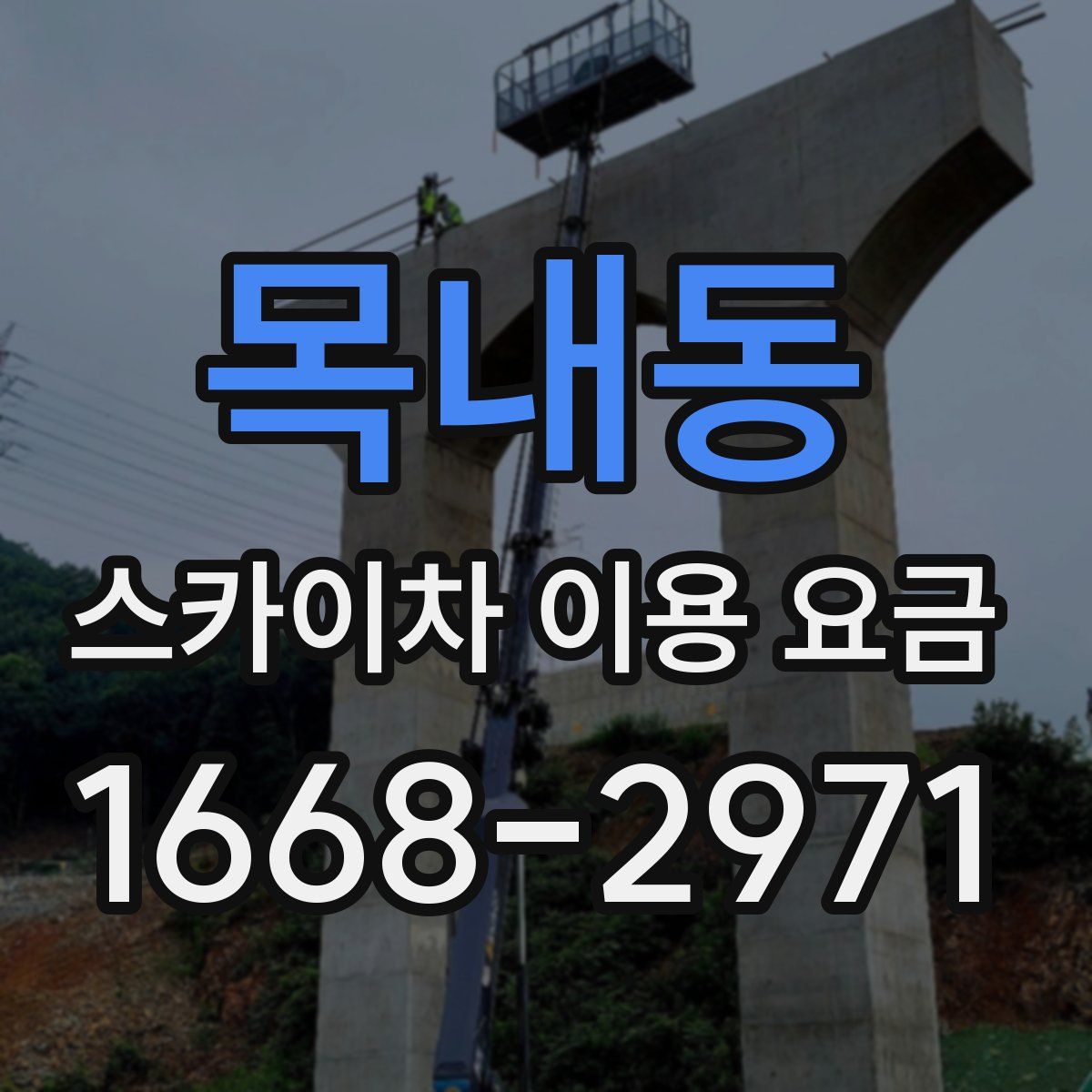 목내동 스카이차 이용 요금