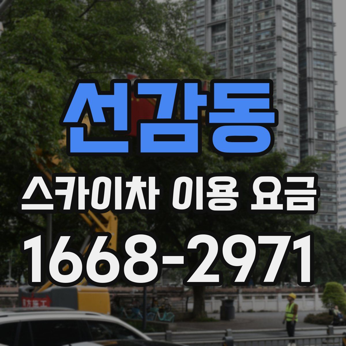 선감동 스카이차 이용 요금