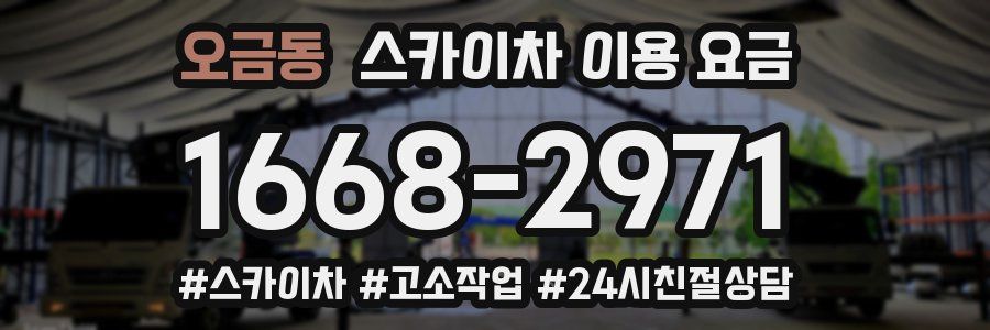 오금동 스카이차 이용 요금