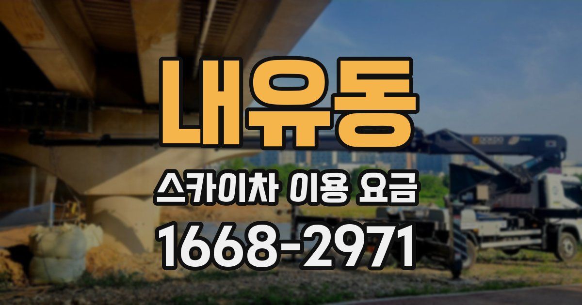 내유동 스카이차 이용 요금
