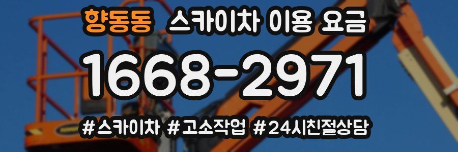 향동동 스카이차 이용 요금