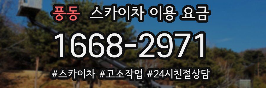 풍동 스카이차 이용 요금