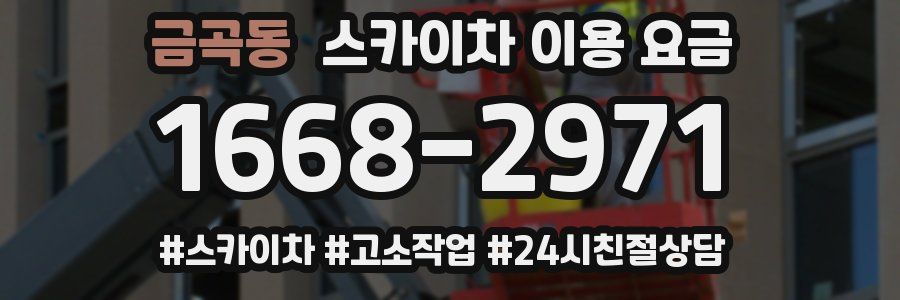 금곡동 스카이차 이용 요금