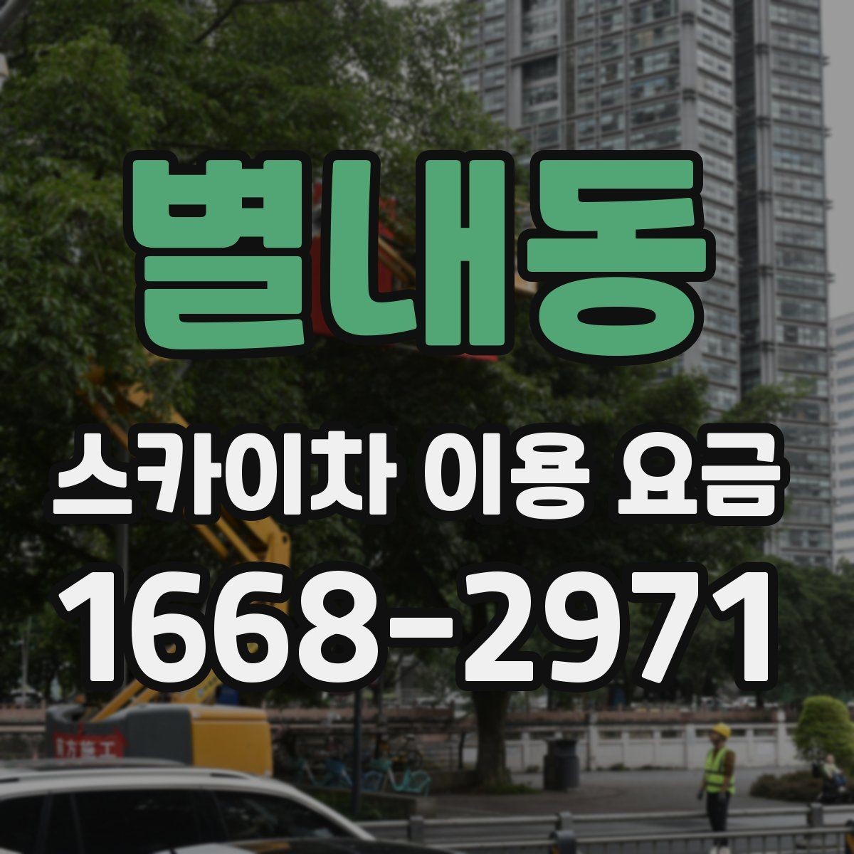 별내동 스카이차 이용 요금 비교 전 체크해야 할 항목