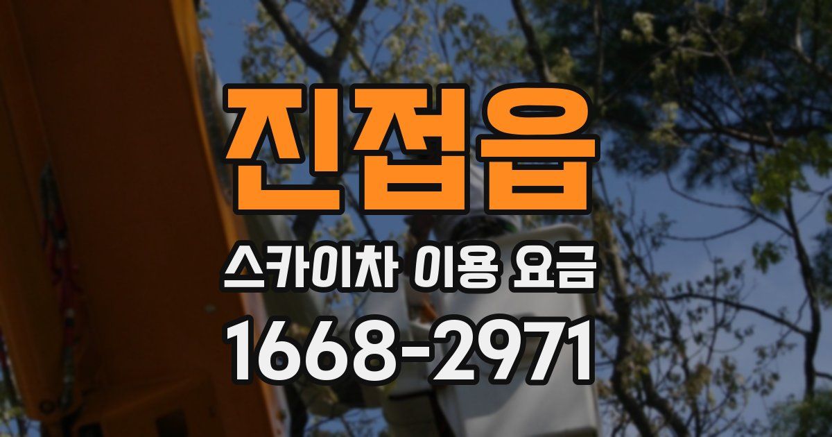 진접읍 스카이차 이용 요금