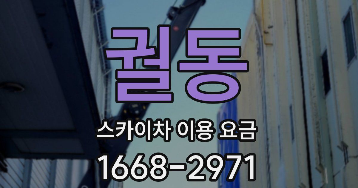 궐동 스카이차 이용 요금