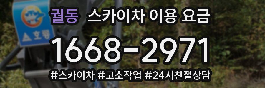 궐동 스카이차 이용 요금