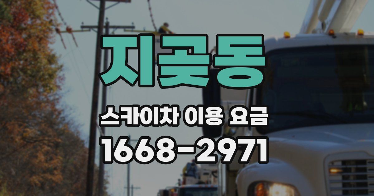 지곶동 스카이차 이용 요금