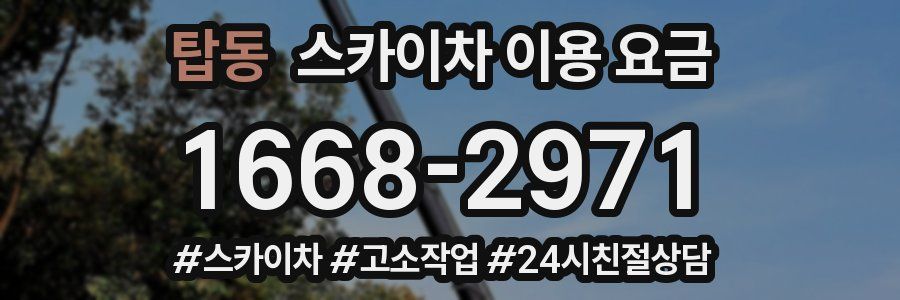 탑동 스카이차 이용 요금