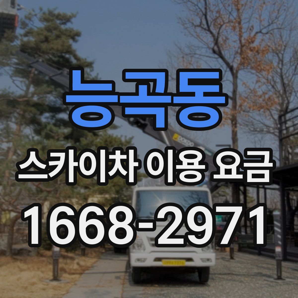 능곡동 스카이차 이용 요금