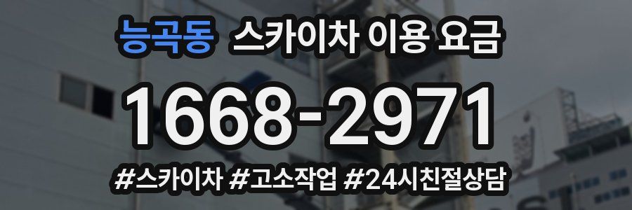 능곡동 스카이차 이용 요금