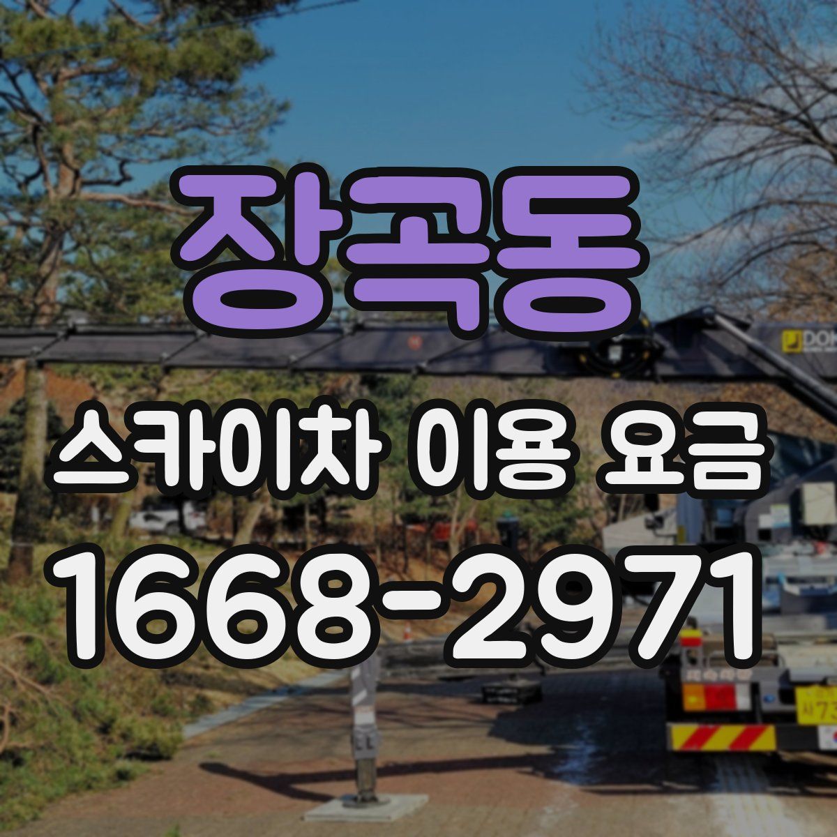 장곡동 스카이차 이용 요금