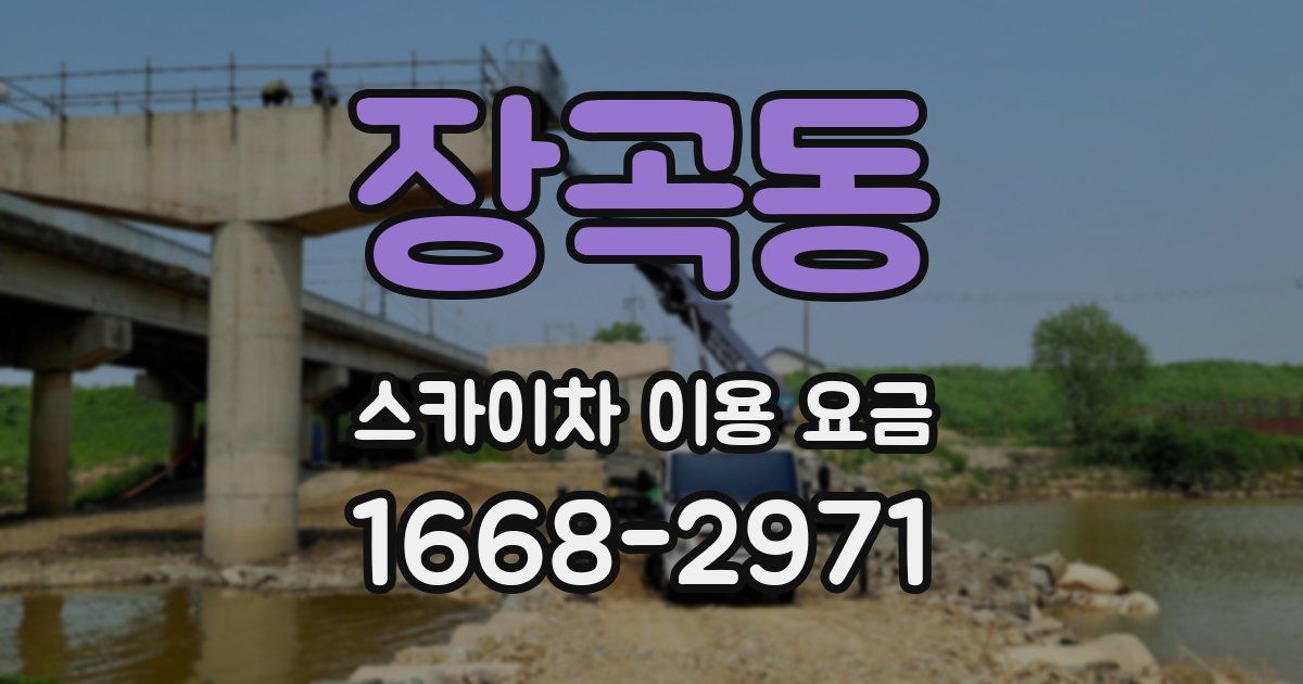 장곡동 스카이차 이용 요금