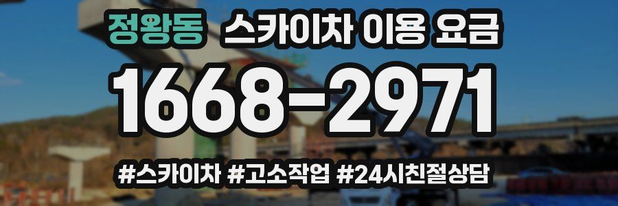 정왕동 스카이차 이용 요금