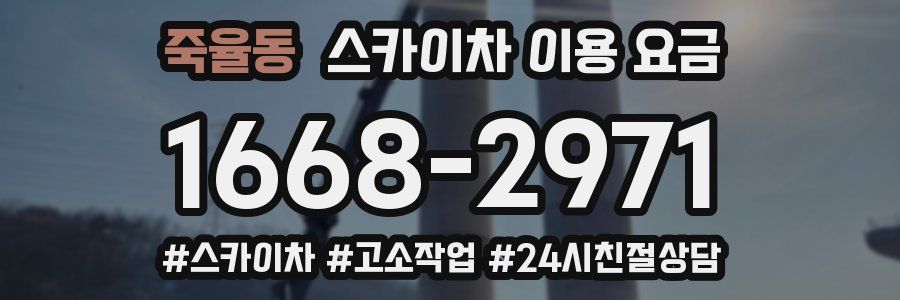 죽율동 스카이차 이용 요금