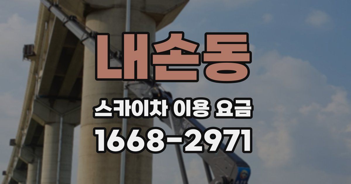 내손동 스카이차 이용 요금