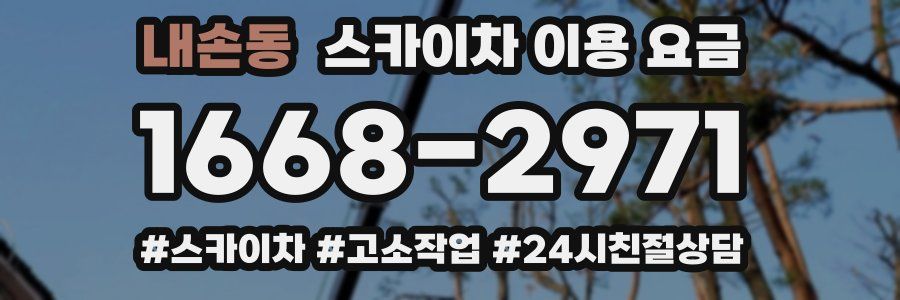 내손동 스카이차 이용 요금