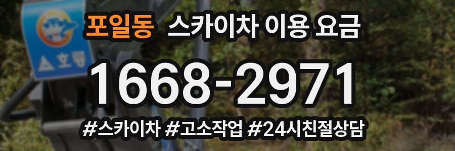 포일동 스카이차 이용 요금