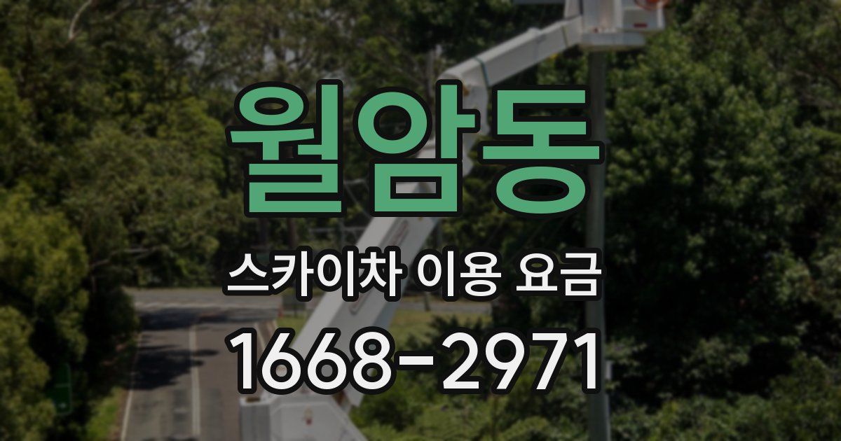월암동 스카이차 이용 요금