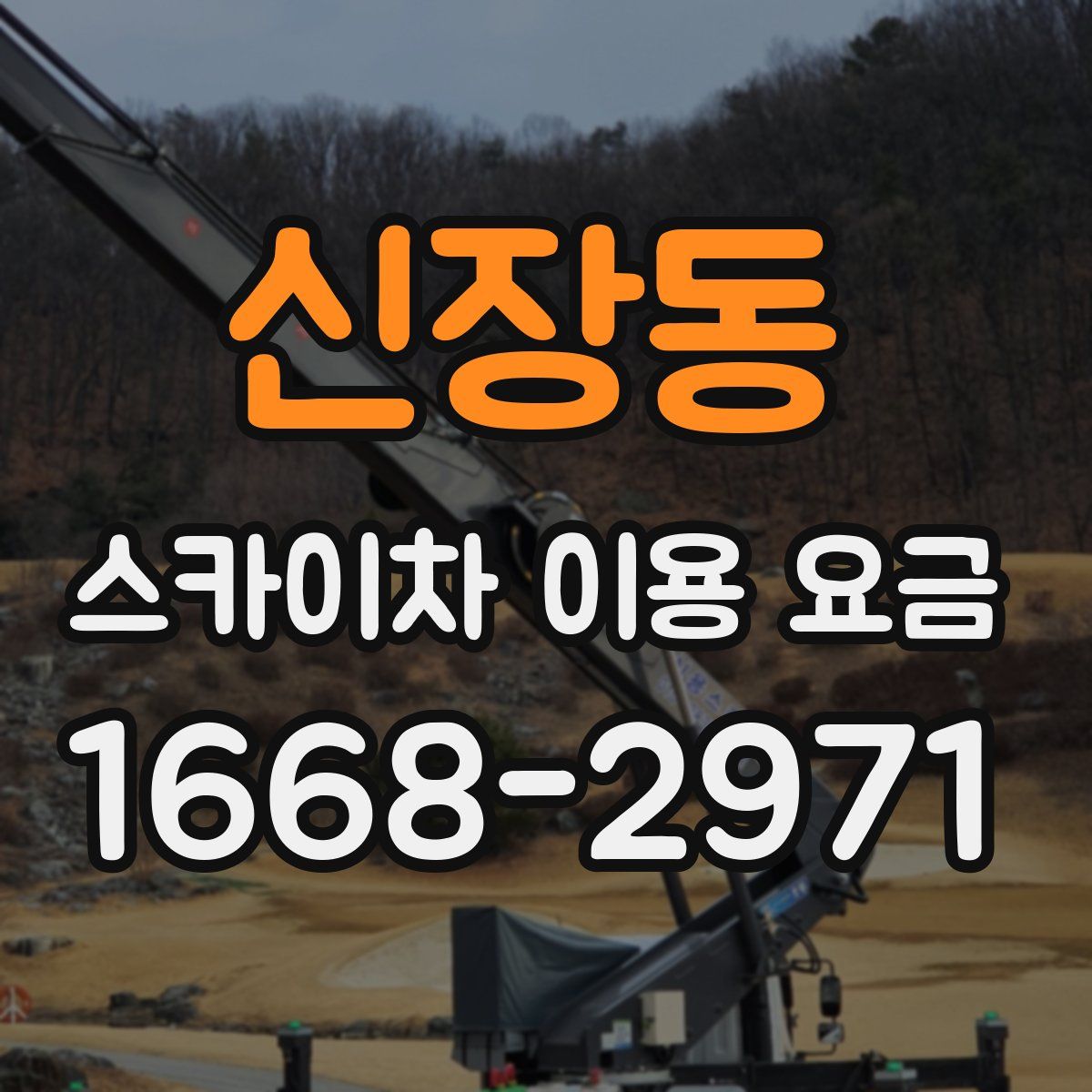 신장동 스카이차 이용 요금