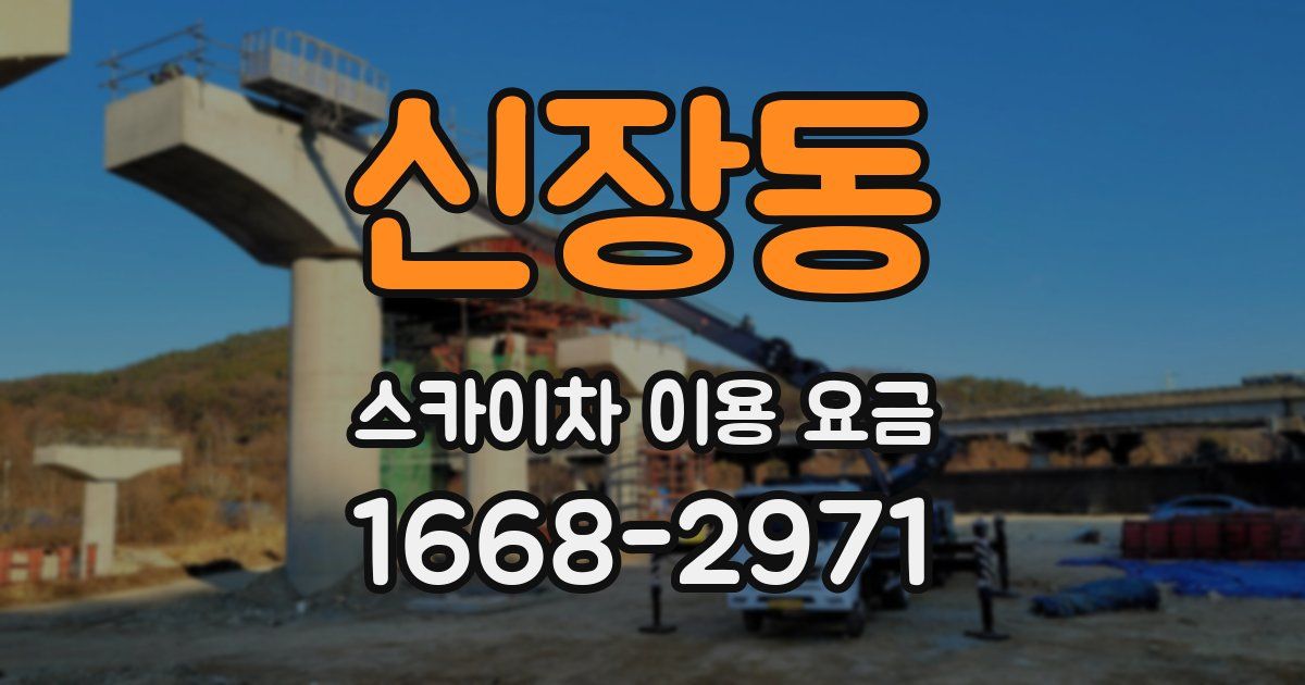 신장동 스카이차 이용 요금