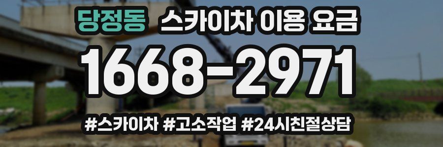당정동 스카이차 이용 요금