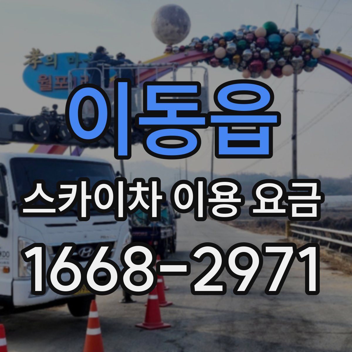 이동읍 스카이차 이용 요금