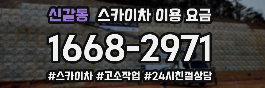 신갈동 스카이차 이용 요금