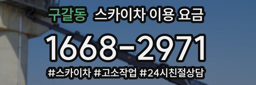 구갈동 스카이차 이용 요금
