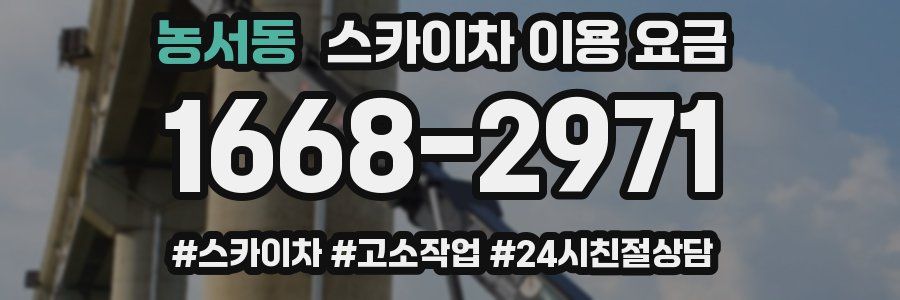 농서동 스카이차 이용 요금