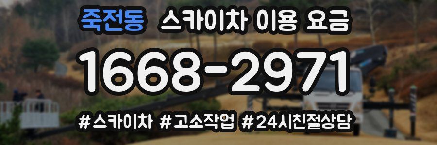 죽전동 스카이차 이용 요금