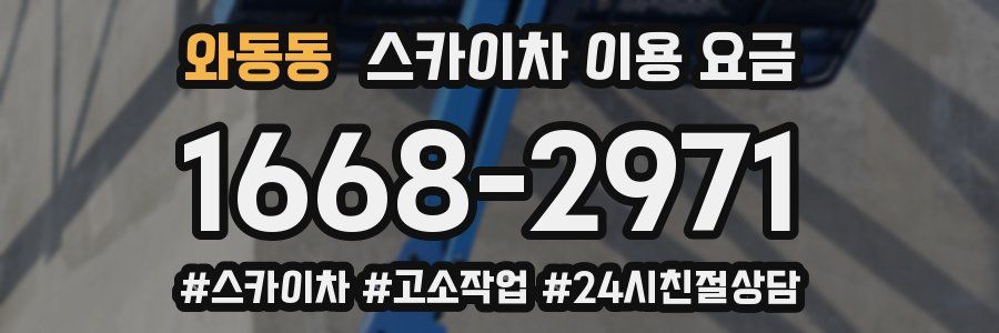 와동동 스카이차 이용 요금