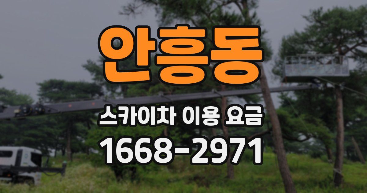 안흥동 스카이차 이용 요금