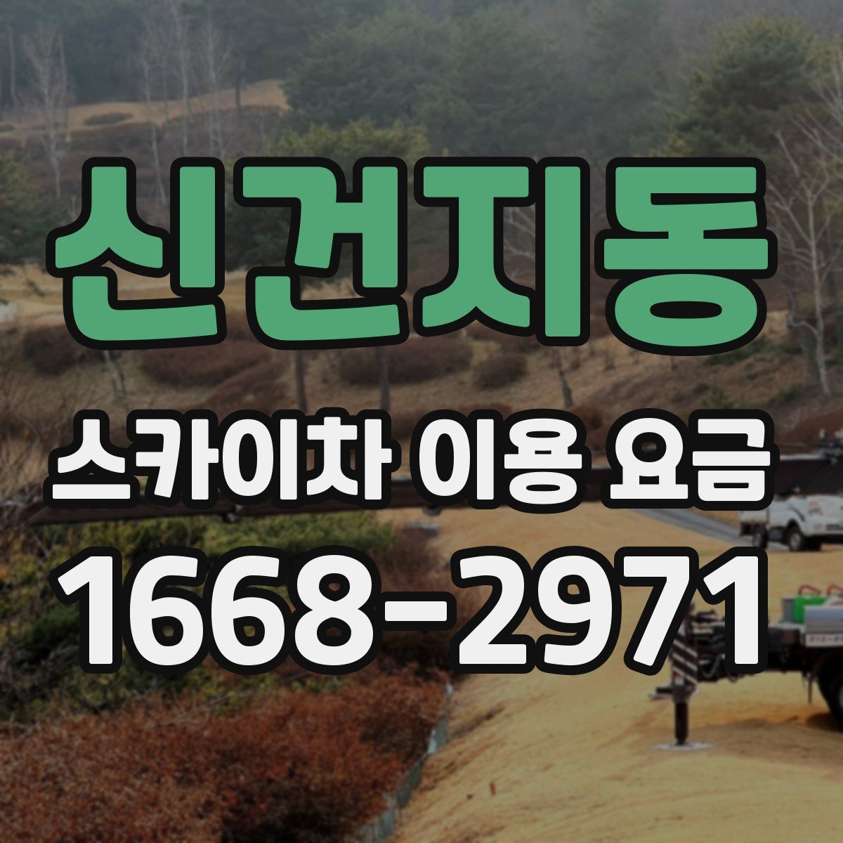 신건지동 스카이차 이용 요금