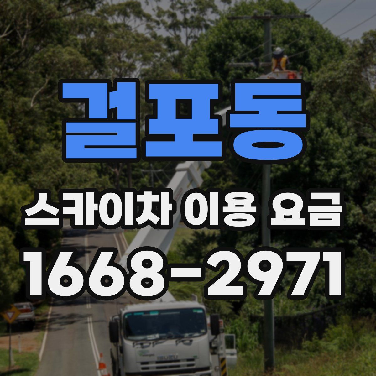걸포동 스카이차 이용 요금